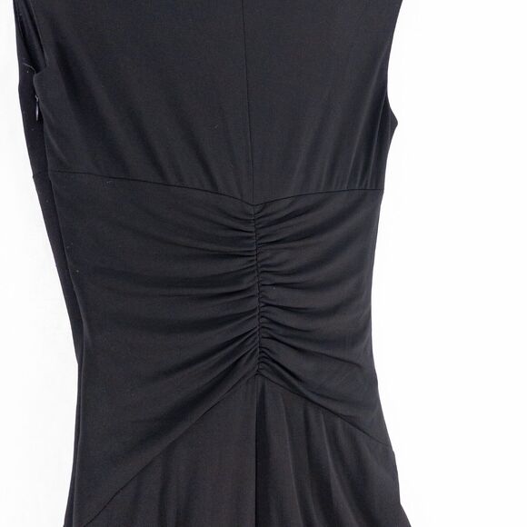Laundry By Shelli Segal Dress Size 2 Black Vintage V Neck Side Zipper - Picture 12 of 15